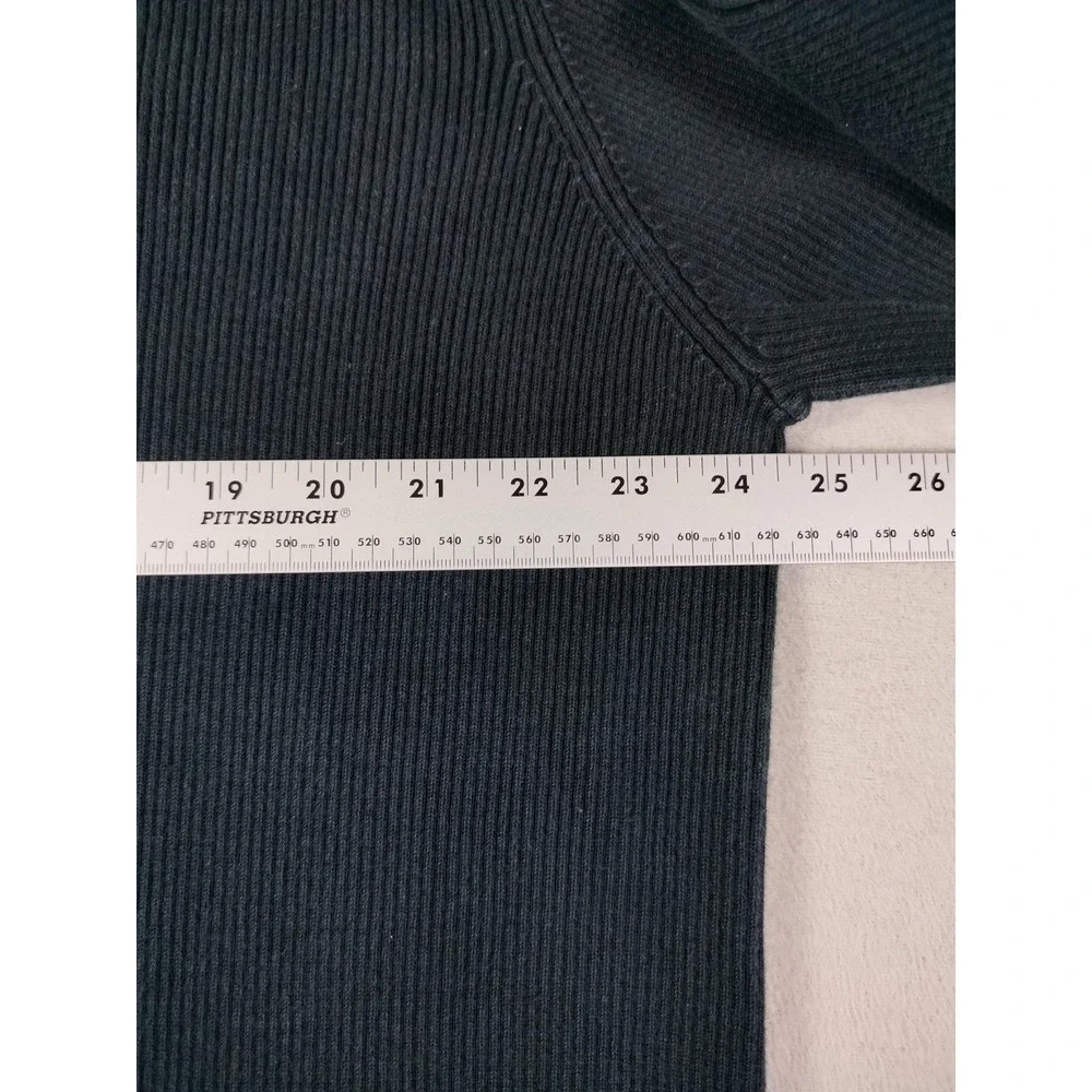 Vintage Polo Jeans Co Ralph Lauren Sweater Mens 2XL Black Cotton Thermal Knit